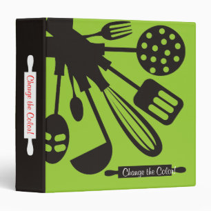 Classeur Livre de cuisine de recette d'ustensiles de