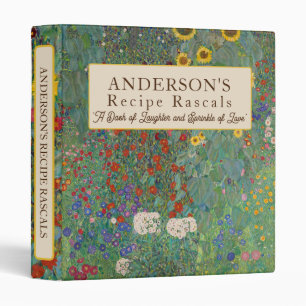 Classeur Livre de cuisine Floral Vintage Dinners