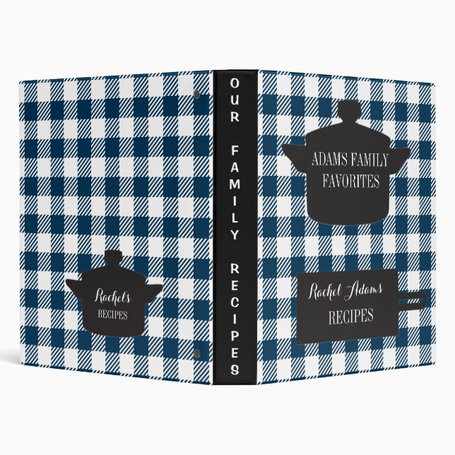 Classeur Livre de cuisine personnalisé, Recettes personnali (Arrière-plan)