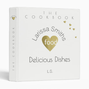 Classeur livre de cuisine / plats délicieux, nourriture d'a