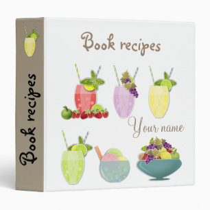 Classeur Livre de cuisine, recettes de livres