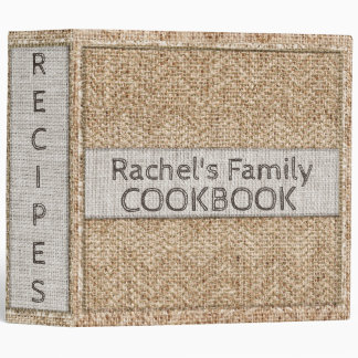 Classeur Livre de cuisine vintage de recette de famille de