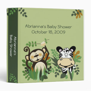 Classeur Livre de fierté BABY SHOWER Safari Jungle