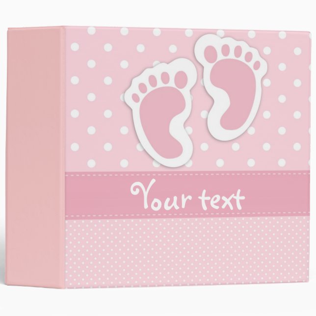 Classeur Livre de garde de "Baby Girl" (Devant/Côté)