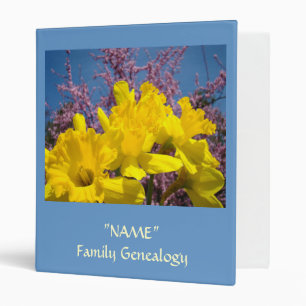 Classeur Livre de généalogie de la famille BINDERS Jonquill