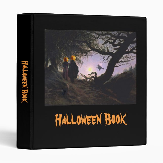 Classeur Livre de Halloween (Devant/Côté)