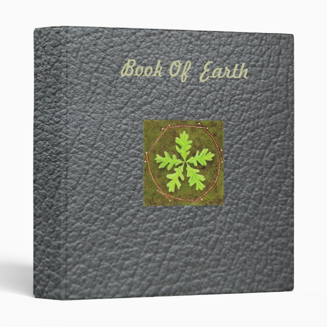 Classeur Livre de la terre (Devant/Côté)