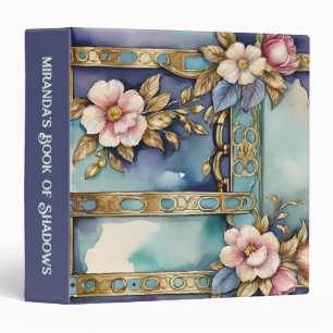 Classeur Livre de l'Ombre de Sorcière de Jardin Floral Shab