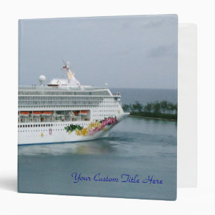 Classeur Livre de mémoire de vacances de croisière