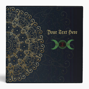 Classeur Livre de minuit de sorcières de mandala magique