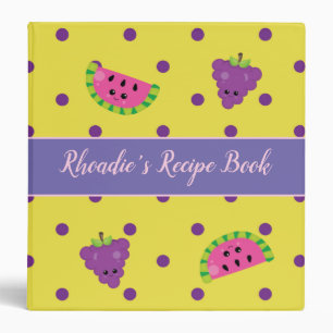 Classeur Livre de recette Cute Polka Dot