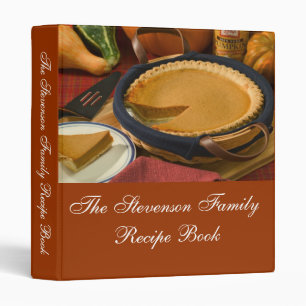 Classeur Livre de recette de thanksgiving personnalisé par