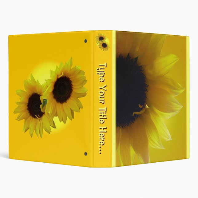 Classeur Livre de recette de tournesol - livre de recette (Arrière-plan)