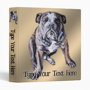 Classeur Livre de recettes Bulldog - Livre de recettes préf