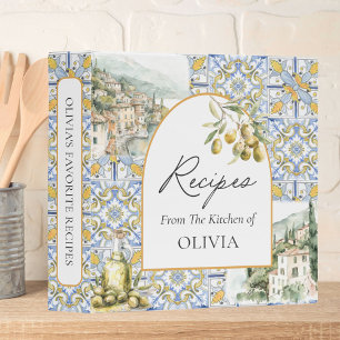 Classeur Livre de recettes de carrelage méditerranéen à l'o