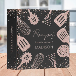 Classeur Livre de recettes de cuisine personnalisé avec pai