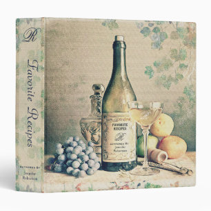Classeur Livre de recettes de famille italiennes vintage
