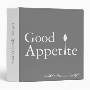 Classeur Livre de recettes de famille personnalisé