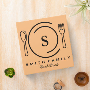 Classeur Livre de recettes de famille personnalisé reliure 
