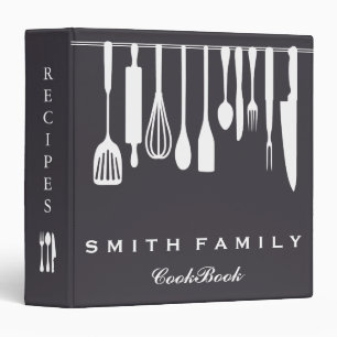 Classeur Livre de recettes de famille personnalisé Reliure 