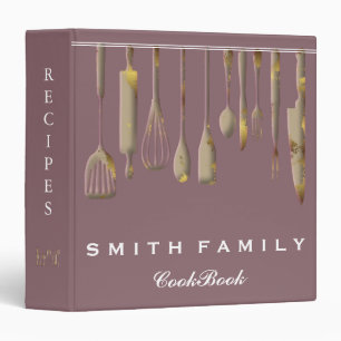 Classeur Livre de recettes de famille personnalisé Reliure 