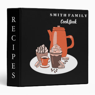 Classeur Livre de recettes de famille personnalisées