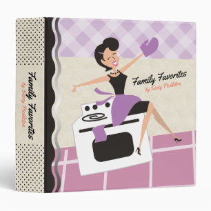 Classeur Livre de recettes de femme au foyer heureuse coule