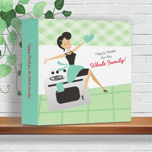 Classeur Livre de recettes de femme au foyer heureuse coule