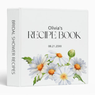 Classeur Livre de recettes de Fête des mariées de marguerit