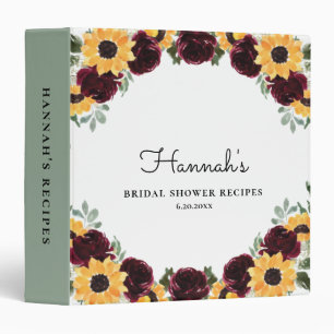 Classeur Livre de recettes de Fêtes des mariées Roses de to