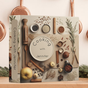 Classeur Livre de recettes de fines herbes et épices modern