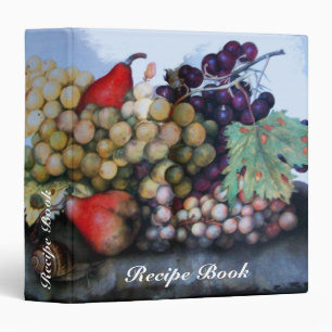 CLASSEUR LIVRE DE RECETTES DE FRUITS DE SAISON