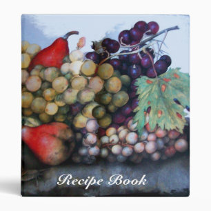 CLASSEUR LIVRE DE RECETTES DE FRUITS DE SAISON