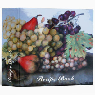 CLASSEUR LIVRE DE RECETTES DE FRUITS DE SAISON