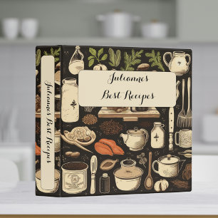 Classeur Livre de recettes de herbes et épices gourmands ru
