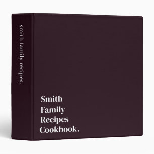 Classeur Livre de recettes de la famille Retro Vintage pers