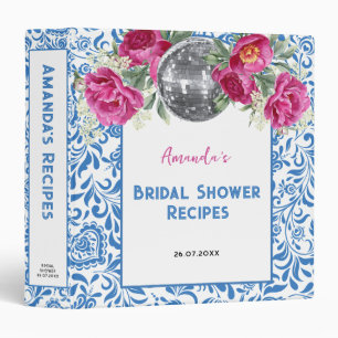 Classeur Livre de recettes de la Fête des mariées en carrea