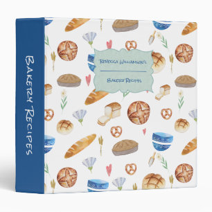 Classeur Livre de recettes de pâtisserie personnalisées