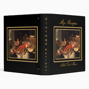 Classeur Livre de recettes de reliure Nature morte Nourritu