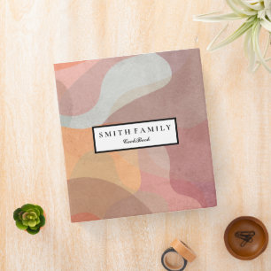 Classeur Livre de recettes familiales personnalisées