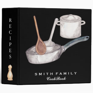 Classeur Livre de recettes familiales personnalisées