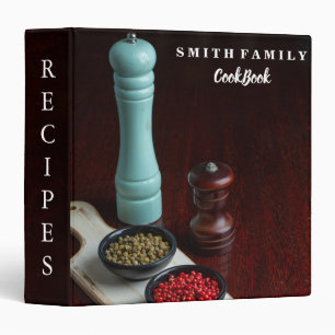 Classeur Livre de recettes familiales personnalisées