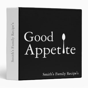 Classeur Livre de recettes familiales personnalisées