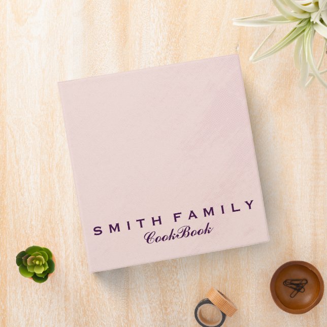 Classeur Livre de recettes familiales personnalisées (In Situ)