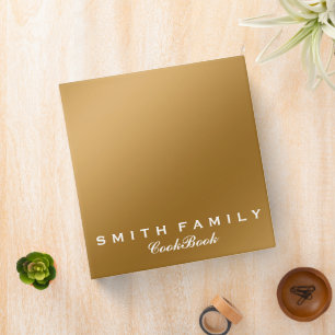 Classeur Livre de recettes familiales personnalisées