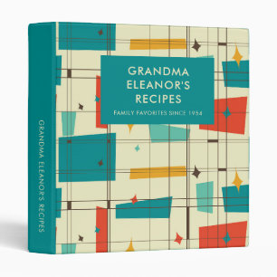 Classeur Livre de recettes personnalisé de grand-mère de st