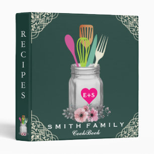 Classeur Livre de recettes personnalisé de la famille de ma