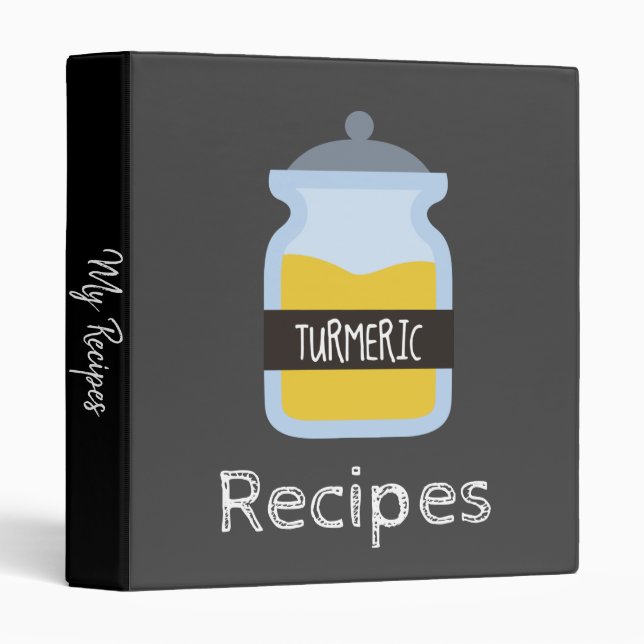 Classeur Livre de recettes pour cuisinier à la maison tumér (Devant/Côté)