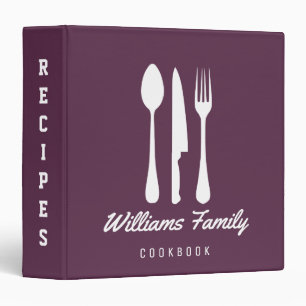 Classeur Livre de recettes vintage