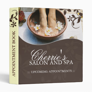 Classeur Livre de rendez-vous de salon et de spa